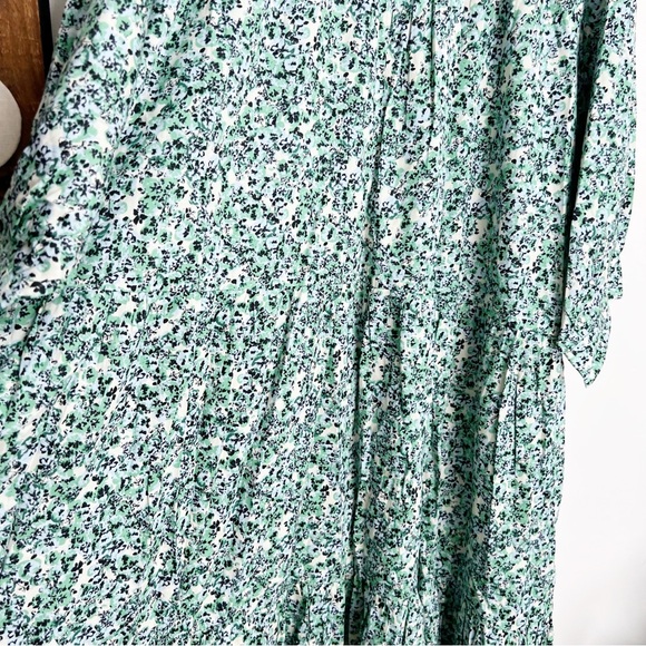 Ellos Floral Tiered Cotton Midi Dress size 3X - Picture 8 of 8